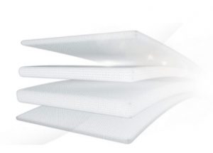 Tempur Hybrid mattress layers