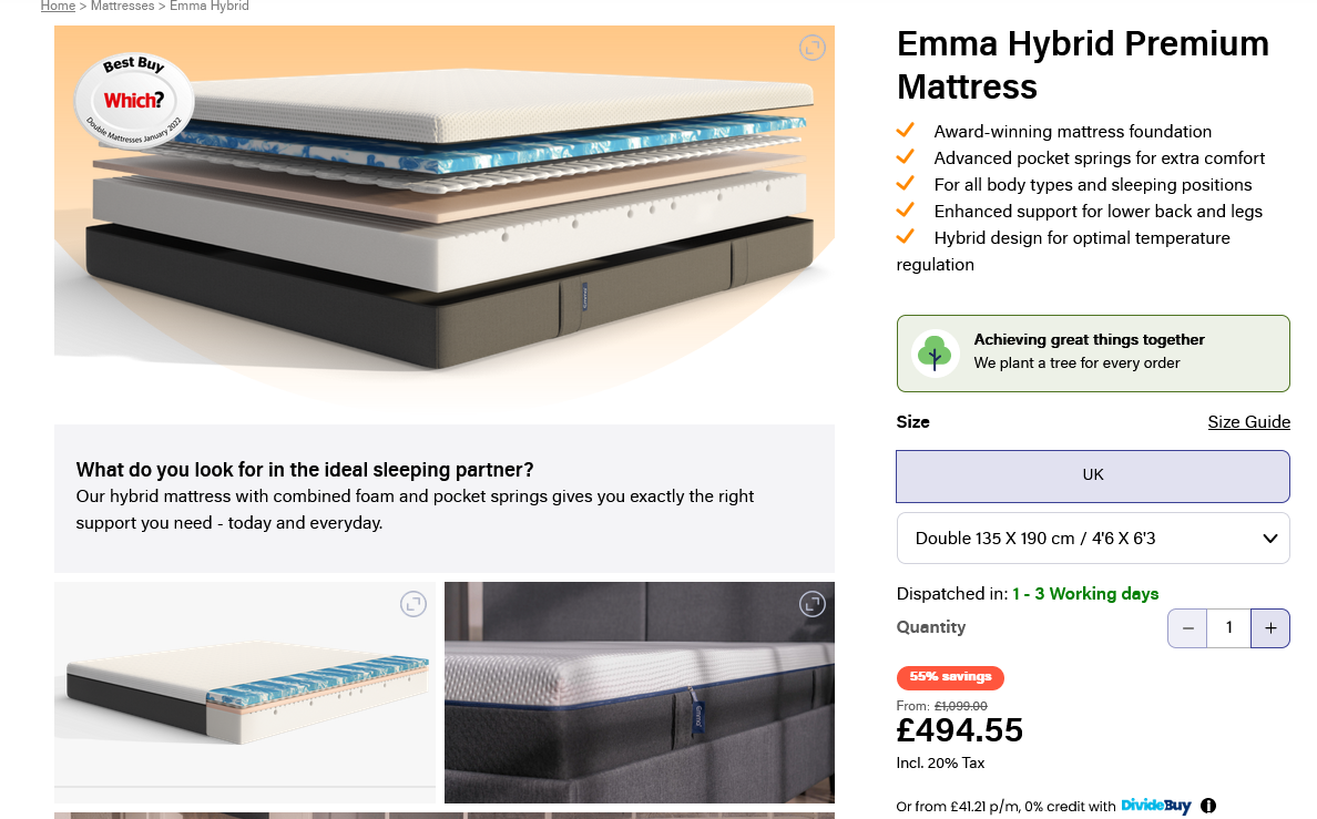 Emma Original vs Emma Hybrid Mattress Review - Which Is Better?