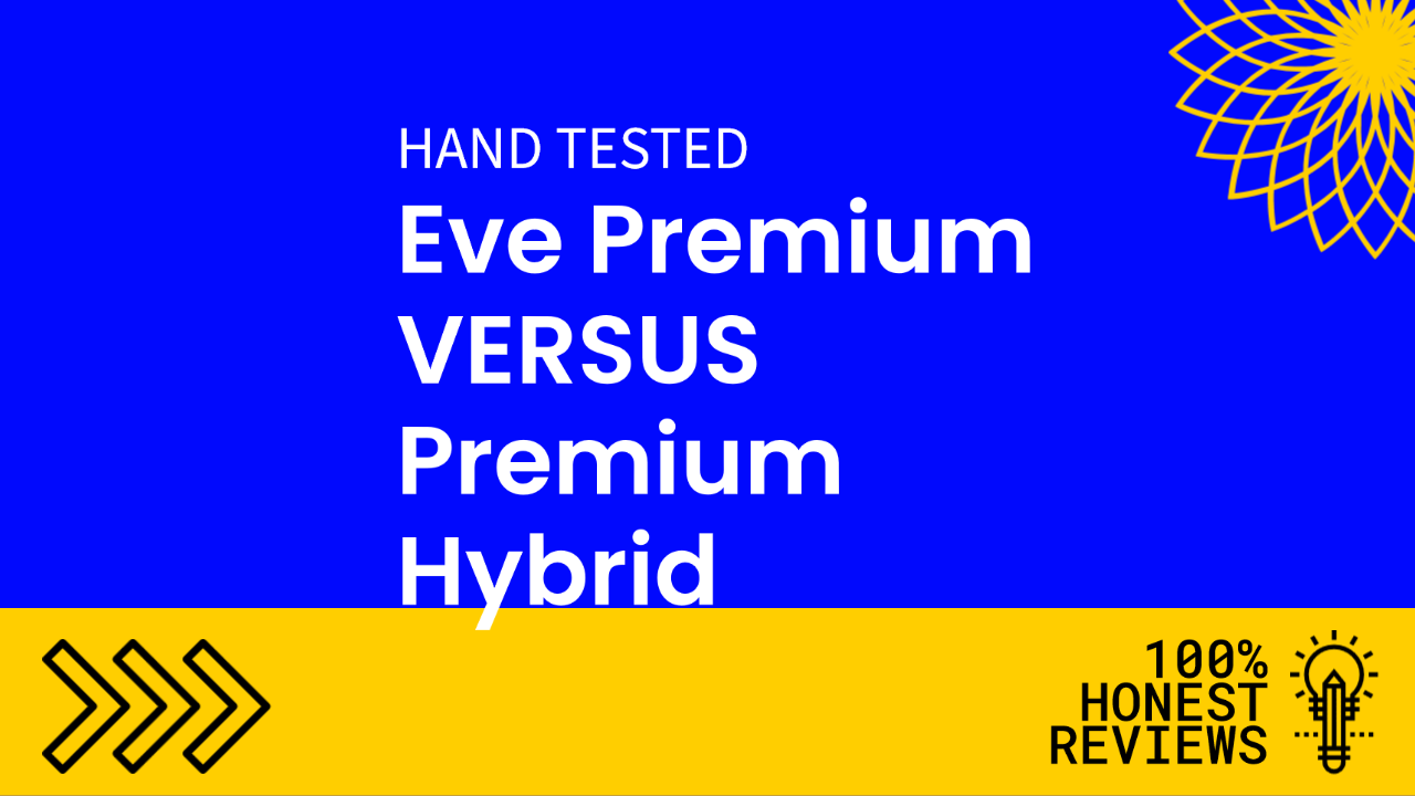 Eve Premium vs Premium Hybrid SidebySide Mattress Compare